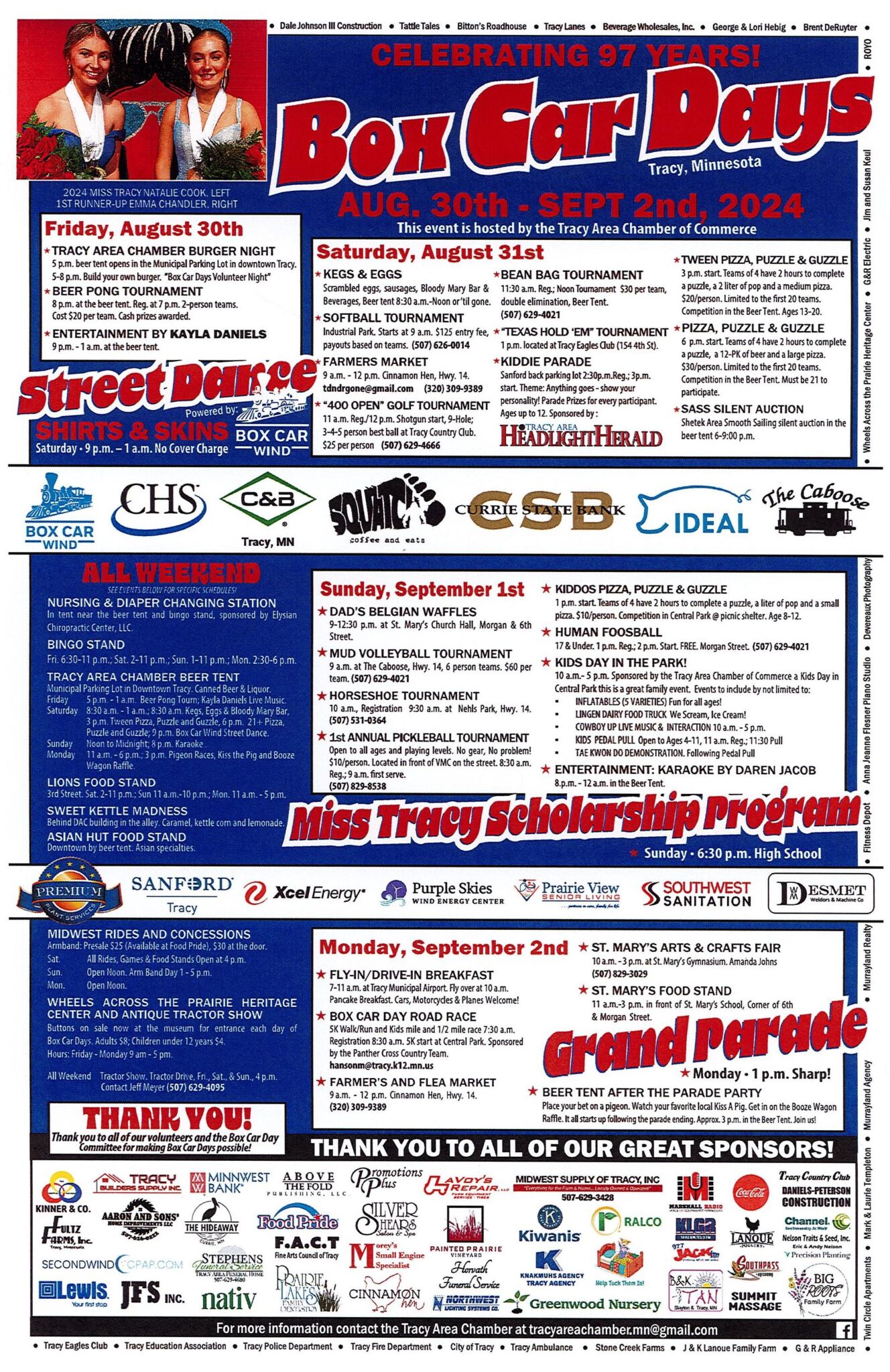 Tracy, MN Gears Up for 97th Annual Box Car Days Celebration – Marshall ...